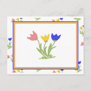 Tulip-Trio Briefkaart
