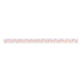 Tulip Vine in Pink and Orange Grosgrain Lint (Voorkant)