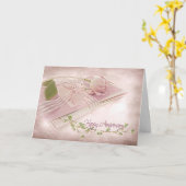 tulip wedding anniversary for couple kaart (Gele Bloem)