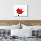 Tulip Wrapped Canvas Afdruk (Insitu (Slaapkamer))