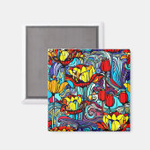 Tulipa 2 magneet (Voorkant / Achterkant)