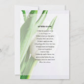 TulipFuneral Gebedskaart Sjabloon (Achterkant)