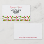 Tulipline Visitekaartjes (Voorkant / Achterkant)