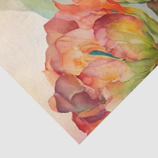 TULIPMANIA 1/6 papegaai tulpen decoupage papier (Detail)