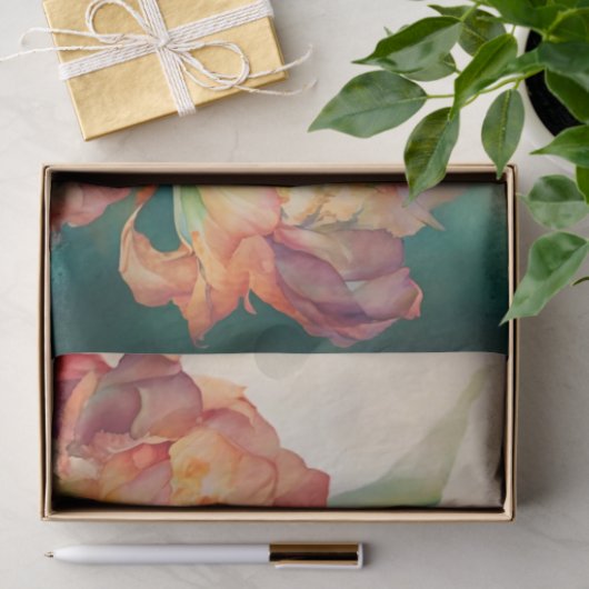 TULIPMANIA 1/6 papegaai tulpen decoupage papier (Geschenk)