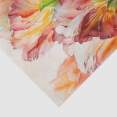 TULIPMANIA 4/6 oogverblindende papegaai tulp desig Tissuepapier (Detail)