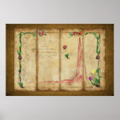 Tulipomania Graph (geel) Poster (Voorkant)