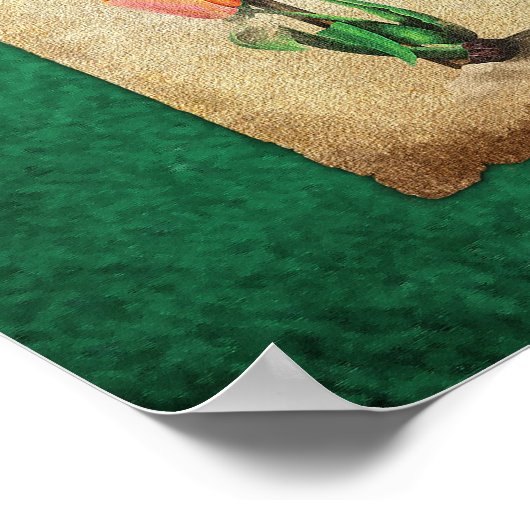 Tulipomania Graph (green) Poster (Hoek)