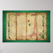 Tulipomania Graph (green) Poster (Voorkant)