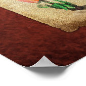 Tulipomania Graph (rood) Poster (Hoek)