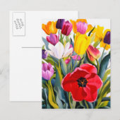 Tulips 2007 briefkaart (Voorkant / Achterkant)