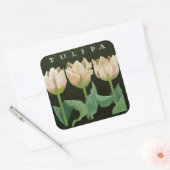 Tulips 2013 vierkante sticker (Envelop)