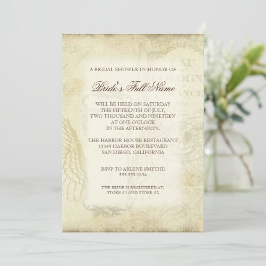  Tulips Angel Wings Swirl Tea Sined Red Kaart (Staand voorkant)