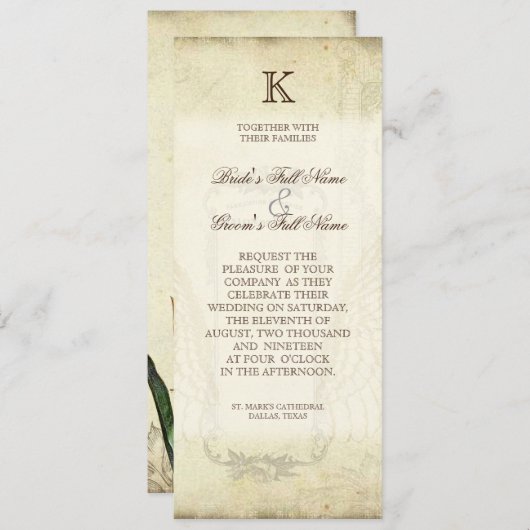  Tulips Angel Wings Swirl Tea Sined Red Kaart (Voorkant / Achterkant)