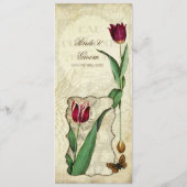 Tulips Angel Wings Swirl Tea Sined Red Menu (Achterkant)