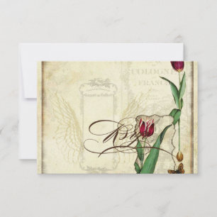 Tulips Angel Wings Swirl Tea Sined RSVP