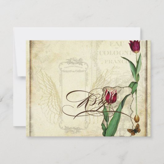 Tulips Angel Wings Swirl Tea Sined RSVP (Voorkant)