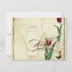 Tulips Angel Wings Swirl Tea Sined RSVP