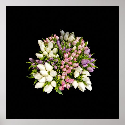 Tulips Bouquet Poster (Voorkant)
