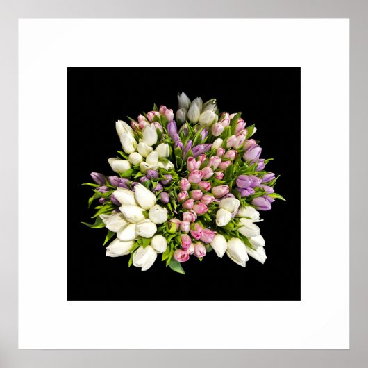 Tulips Bouquet Poster (Voorkant)