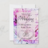 Tulips bruiloft kaart (Voorkant)