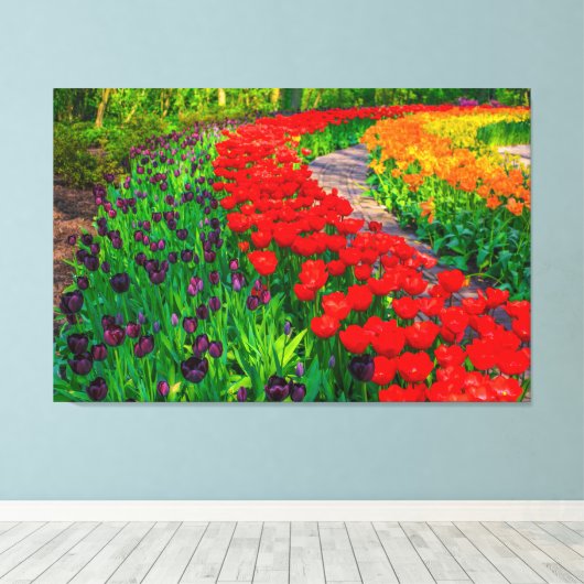 Tulips Canvas Art (Insitu (Houten vloer))