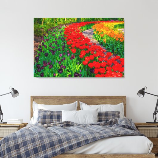 Tulips Canvas Art (Insitu (Slaapkamer))