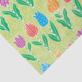 Tulips Floral Bright Garden Tissuepapier (Detail)