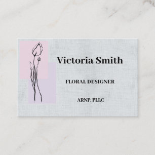 Tulips Floral Designer Professional Visitekaartje
