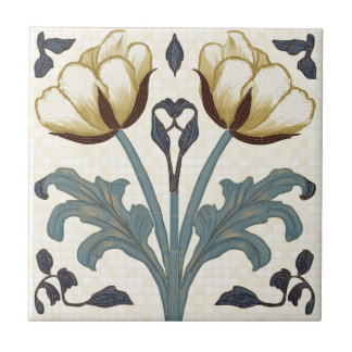 Tulips in Art Nouveau Style Tegeltje