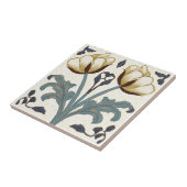 Tulips in Art Nouveau Style Tegeltje (Zijkant)