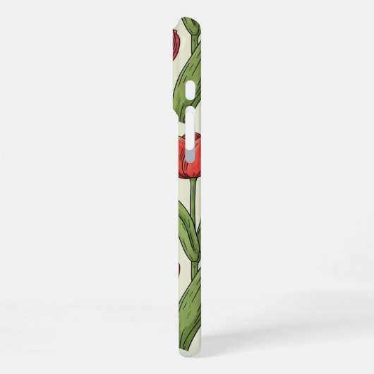 Tulips iPhone case Hoesje (Linkerkant)