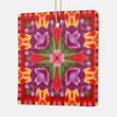Tulips Kaleidoscope Keramisch Ornament (Links)