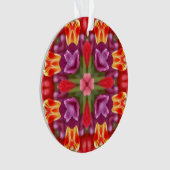 Tulips Kaleidoscope Ornament (voorkant)