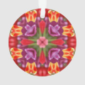 Tulips Kaleidoscope Ornament (achterkant)