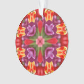 Tulips Kaleidoscope Ornament (voorkant)
