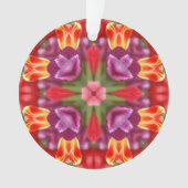 Tulips Kaleidoscope Ornament (voorkant)