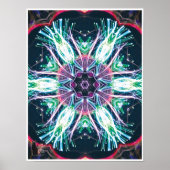 Tulips Kaleidoscope Poster (Voorkant)