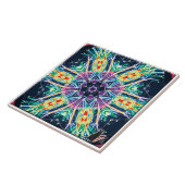 Tulips Kaleidoscope Tegel Tegeltje (Zijkant)