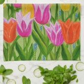 Tulips kitchen Towel  Theedoek (Gevouwen)