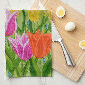 Tulips kitchen Towel  Theedoek (Quarter Fold)