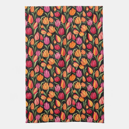 Tulips Kitchen Towel Theedoek (Verticaal)