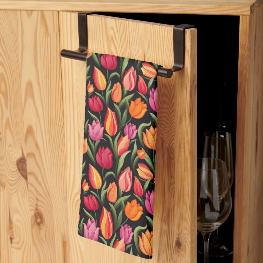 Tulips Kitchen Towel Theedoek (Derde Gevouwen)