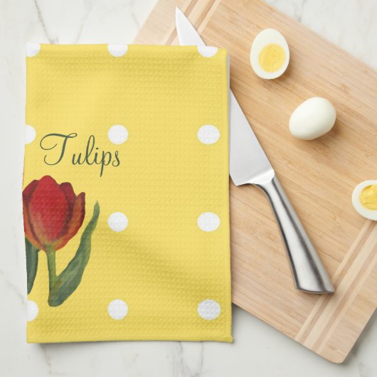 Tulips Kitchen Towel Theedoek (Quarter Fold)