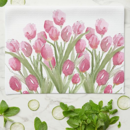 Tulips Kitchen Towel Theedoek (Gevouwen)