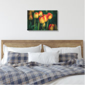 Tulips met tapijdoek canvas afdruk (Insitu (Slaapkamer))