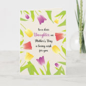  Tulips Mothers Daughter's Moederdag Kaart (Voorkant)