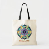 Tulips Namaste Kaleidoscope Tote Bag (Voorkant)