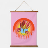tulips nature botanical plant  hangend wandkleed (Voorkant)