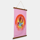 tulips nature botanical plant  hangend wandkleed (Gebogen)